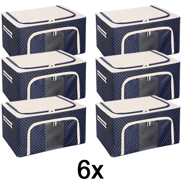 6x Scatola portaoggetti per guardaroba | STACKBOX
