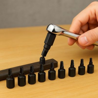 Set di 10 estrattori per viti danneggiate | SCREWX